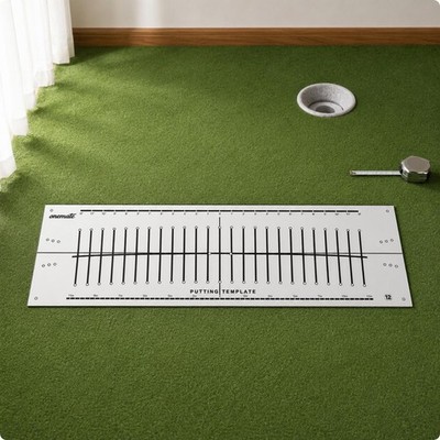 Putting-Schablone flach Putting-Trainingsvorlage sofortiges visuelles Feedback