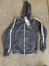 90s Nike Grey Zip Up Track Jacket Size Women  s Medium- Charcoal Color - NWT