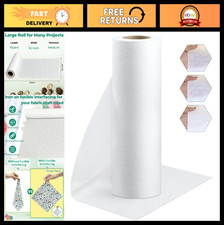 Medium Weight Cotton Fusible Interfacing 16.1" x 10 Yd - Heat Activated Adhesive