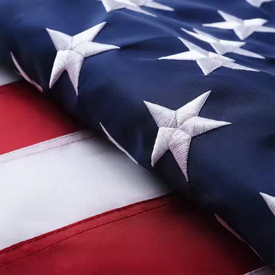 US American Flag Outdoor Heavy Duty Nylon Embroidered Stars Fast US Shipping