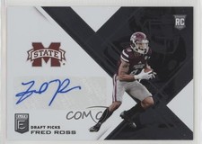 2017 Panini Elite Draft Picks Draft Picks Auto Fred Ross #198 Auto 2t9
