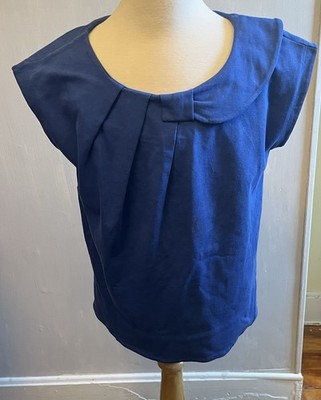 Little Marc Jacobs Big Girls/Pre Teen  Vibrant Blue Short Sleeve Shirt Size 12