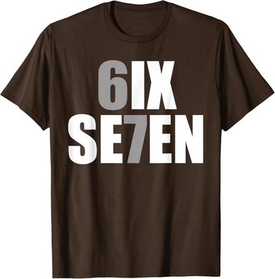 Fun Six Seven 6 7 Meme Design 6 7 Design Meme Unisex T-Shirt