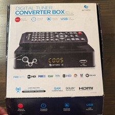 EMATIC AT103B Digital Converter Set Top Box Unit Receiver with remote