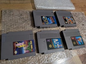 nes game lot ,Castle Of Dragon Blaster Master Gyromite Excite Bike WrestleMania 