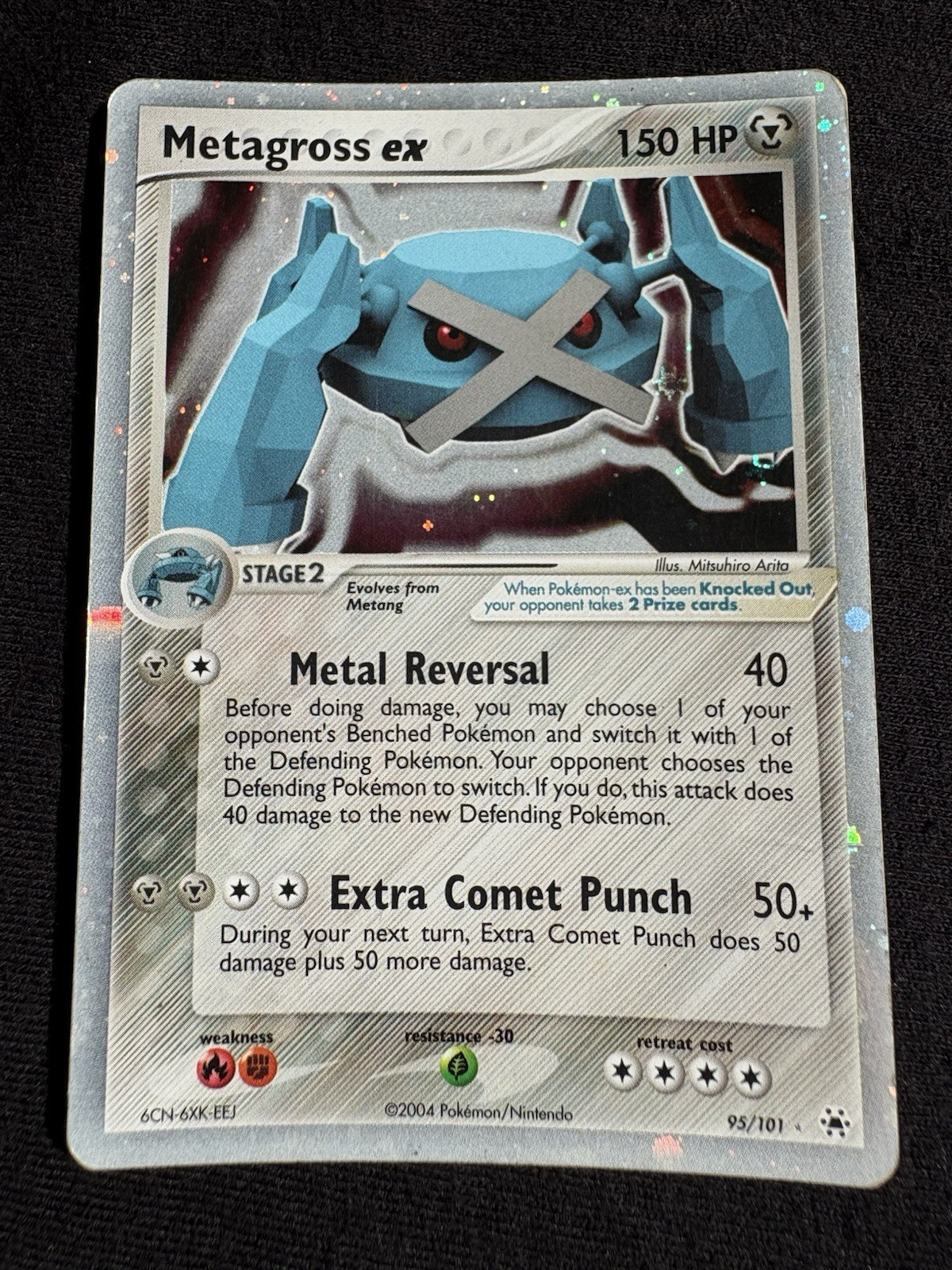 Metagross ex 95/101 Hidden Legends Ultra Rare Holo Pokemon Card