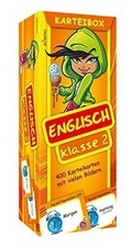 Karteibox Englisch Klasse 2: mit farbigen Kar...