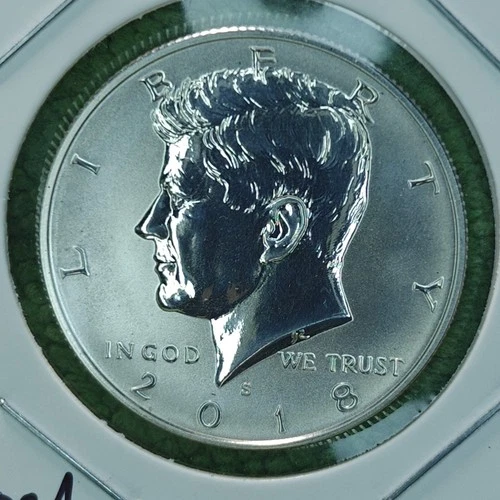 2018 S Silver Reverse Proof Kennedy Half Dollar
