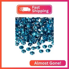 2880PCS Art Nail Rhinestones Non Hotfix Glue Fix Round Crystals Glass Flatback f