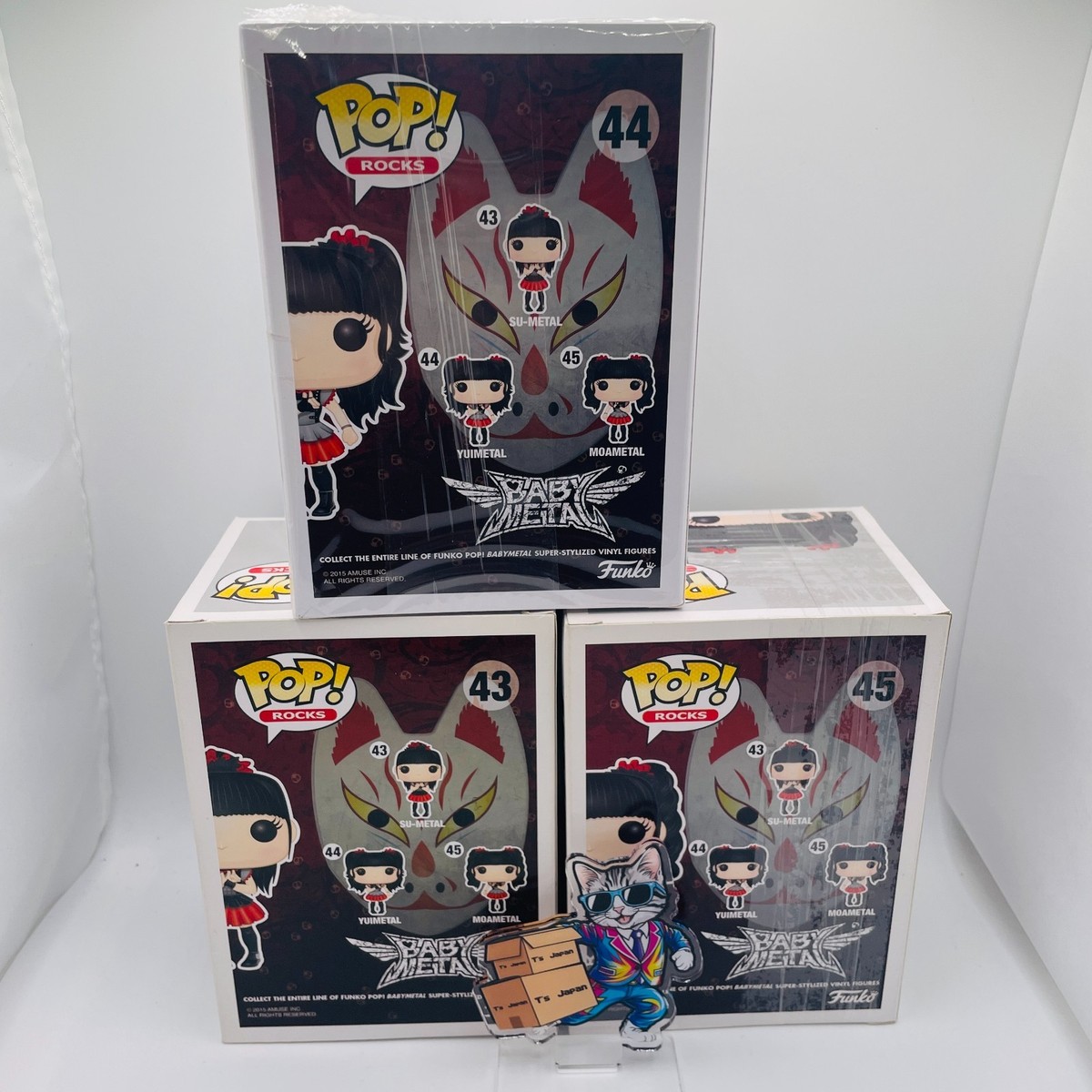 BabyMetal Funko Pop Rocks RARE Su-Metal, Yuimetal & Moametal