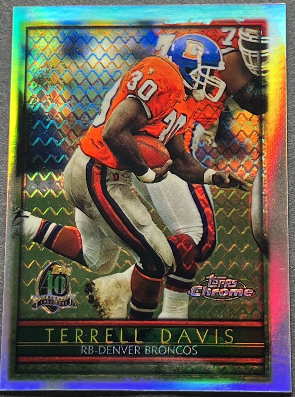 1996 Topps Chrome Refractor #20 Terrell Davis