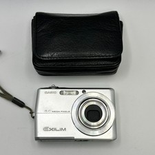 Casio Exilim EX-Z600 Silver 6.0MP Digital Camera w/ Case - A19