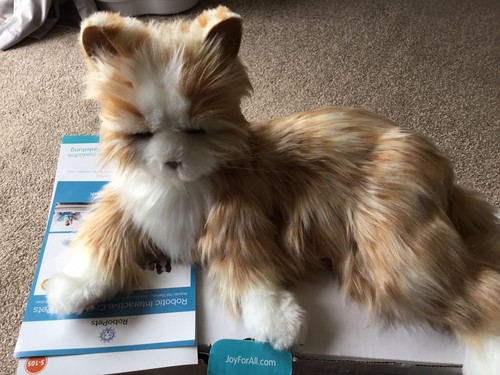 Joy For All Companion Haustier Katze Ginger & White komplett verpackt