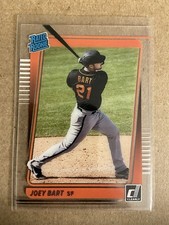 2021 Panini Chronicles Clearly Donruss Rated Rookies Joey Bart #22 Rookie RC