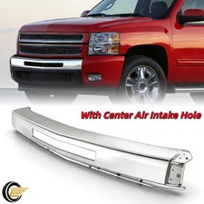 Chrome Steel Front Bumper Impact Face Bar for 2007-2013 Chevy Silverado 1500
