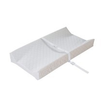 Summer Infant Contoured Changing Pad 32 x 16 inches with Safety Buckle - White