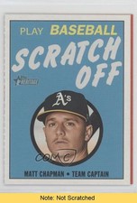 2020 Topps Heritage 1971 Topps Baseball Scratch-Offs Matt Chapman #3 READ uu6