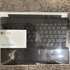 Unopened Microsoft Surface Pro Type Cover Model 1725 Black Keyboard Attachment
