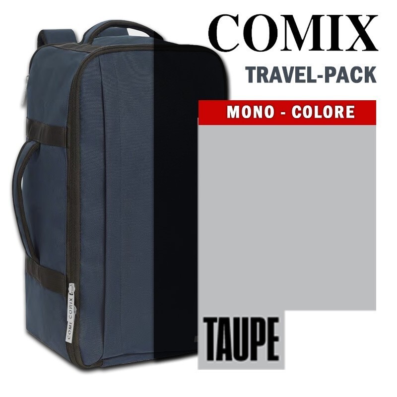 MOCHILA DE VIAJE MONOCOLOR DEPORTIVA Y DE OCIO COMIX