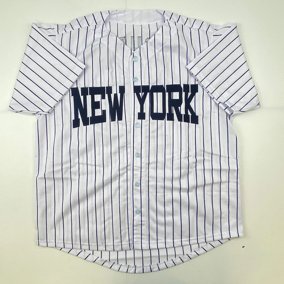 Autographed/Signed Dave Righetti New York Pinstripe Baseball Jersey JSA COA Auto - Image 4 of 4