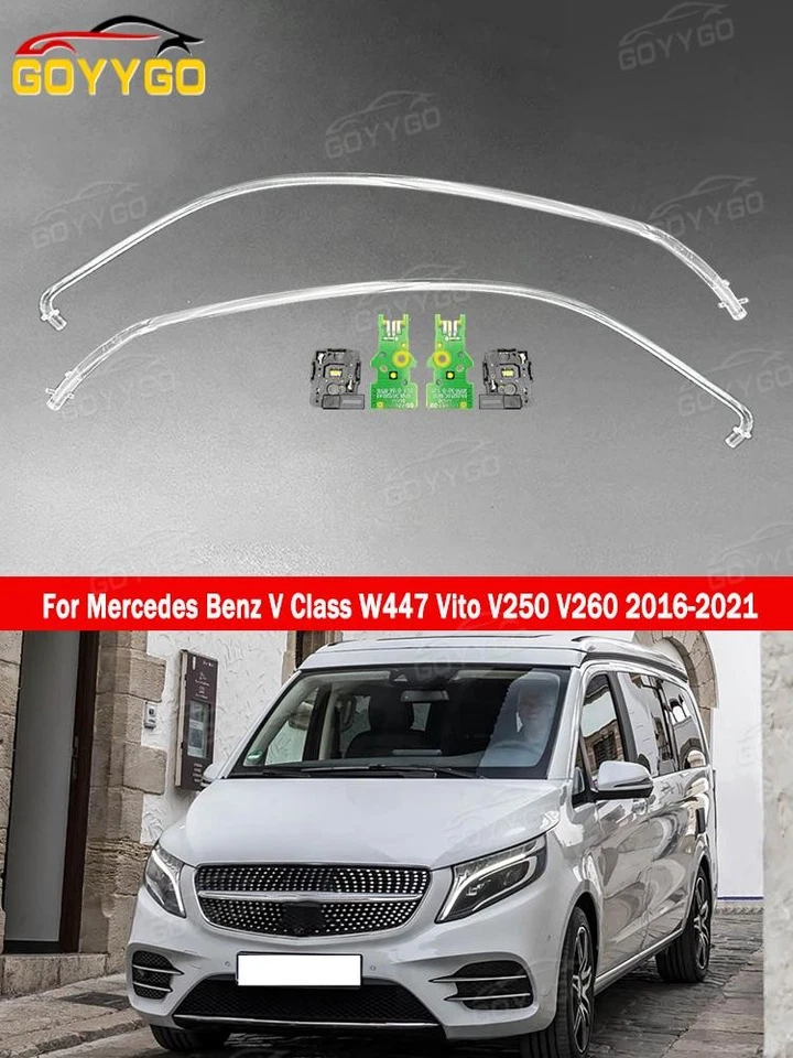 Auto DRL Führungsplatte Rohr Chip Board für Benz V-Klasse W447 Vito V250 2016-21 - Bild 2 von 4