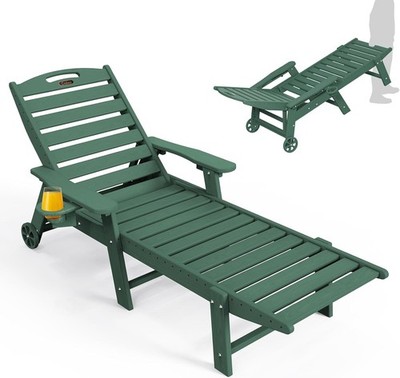 Loun Chair Outdoor, Oversized Chaise Loun Chair Posits, HDPE