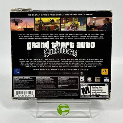 Grand Theft Auto: San Andreas Second Edition (PC, 2008) for sale
