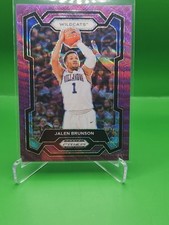 2024-25 Panini Prizm Draft Picks - Jalen Brunson #22 Purple Wave Prizm