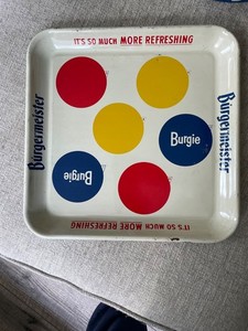 BURGERMEISTER vtg beer tray SF CA burgie! RARE