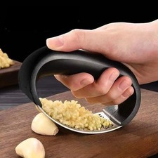 Stainless Steel Peeler Garlic Press Crusher Mincer Squeezer Kitchen Manual Tool