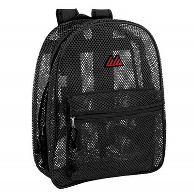 Summit Ridge Black Mesh Backpack | eBay