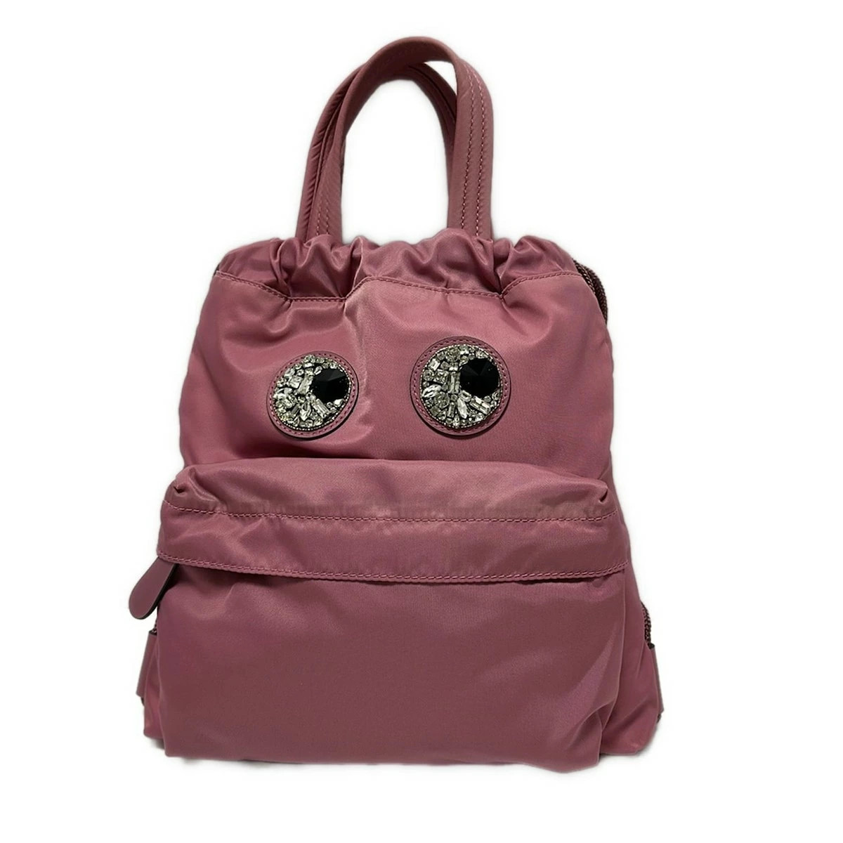 Anya Hindmarch Crystal E Drawstring Backpack Mini… - image 1