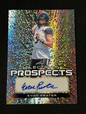 2024 Leaf Electrum Prospects Auto Sparkle Silver #PA-EP1 Evan Prater /3