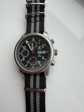 Rare Sewills Army Time Military Type Chronograph. 40mm. Valjoux 7750