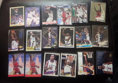 Chris Webber (18) card lot All Chris Webber RC'S base and inserts