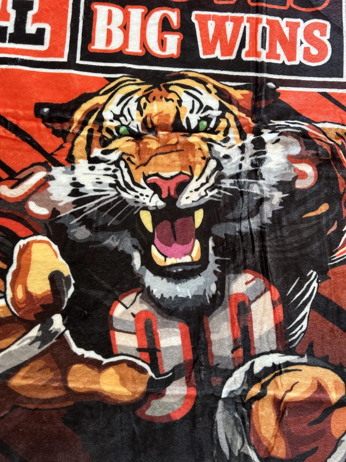 Cincinnati Bengals Football Fleece Blanket