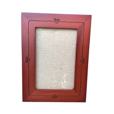 Vintage Disney Mickey Mouse Icon Wooden Picture Frame Fits 4 x 6 Wood Photo