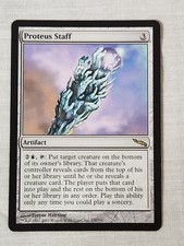 NM Proteus Staff Mirrodin Mtg Magic the Gathering