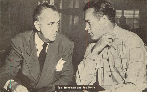 AK Tom Breneman Frühstück Hollywood unbenutzt Bob Hope - Bild 1 von 2