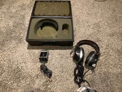 Vintage KOSS ESP6A Electrostatic headphones With Case Clean