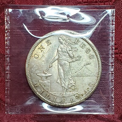 フィリピン 1909年 ONE PESO 銀貨 1909 S USA-PHILIPPINES SILVER PESO COIN KM# 172 | eBay