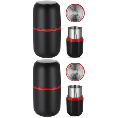 2 stücke Kaffeemühle Elektrische Getreide Mühle Kleine Maschine Mühle - 第 1/12 張圖片