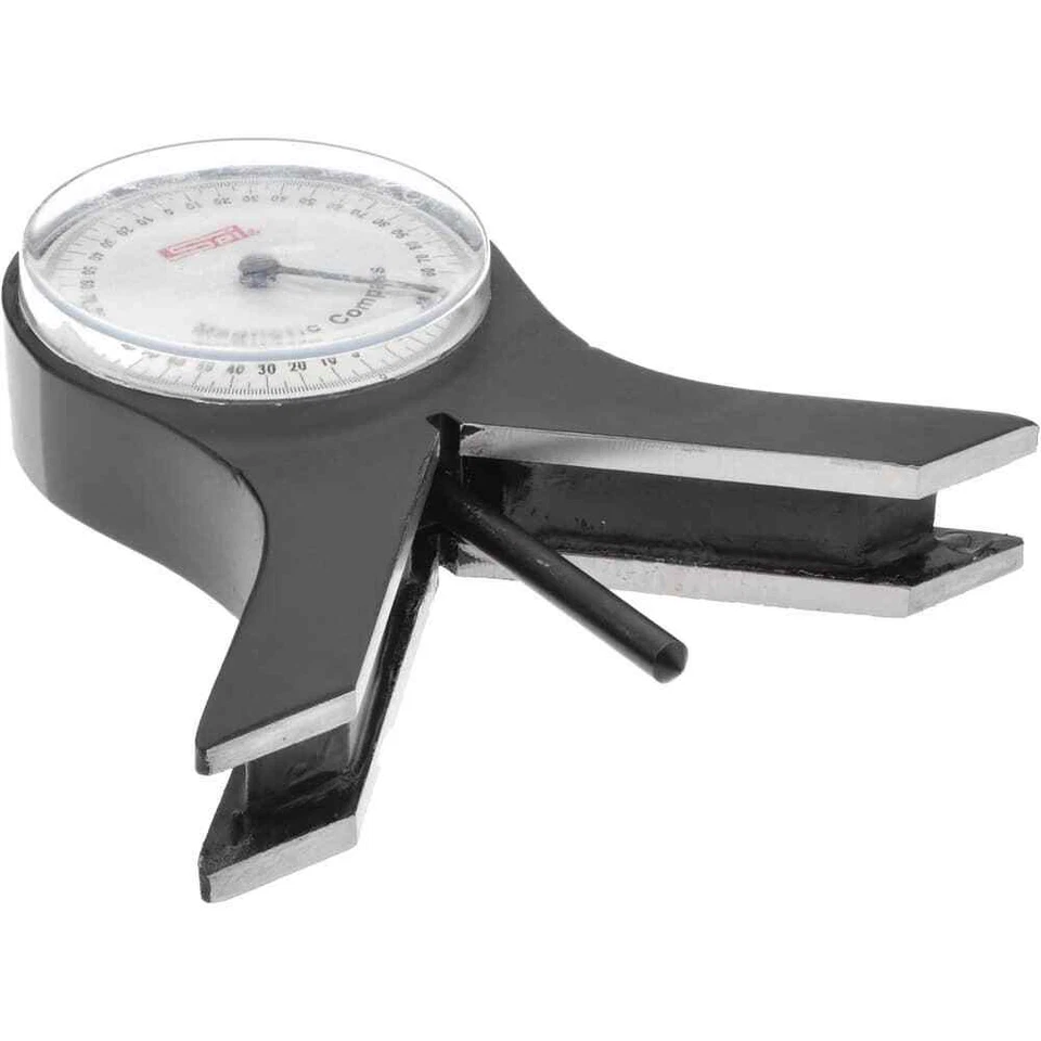 SPI 13-244-9 Magnetic Base Protractor: 5" H x 5" W, Max V Opening: 3-3/16" - Image 2 of 4
