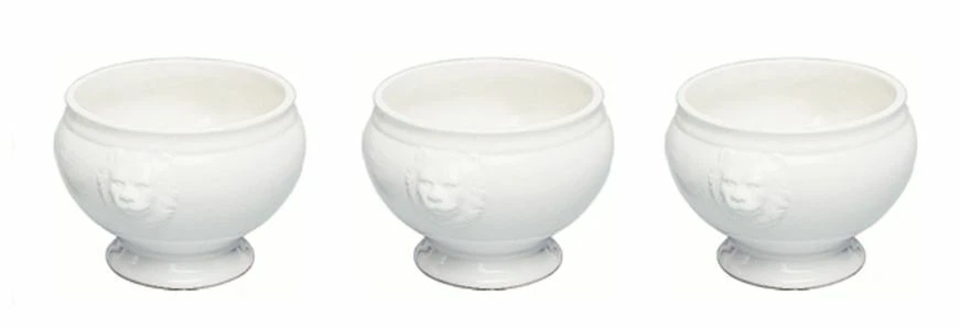 TAMLED Hotelporzellan LöKo 0,5 l neu Löwenkopfterrine Suppenterrine Suppenschüssel