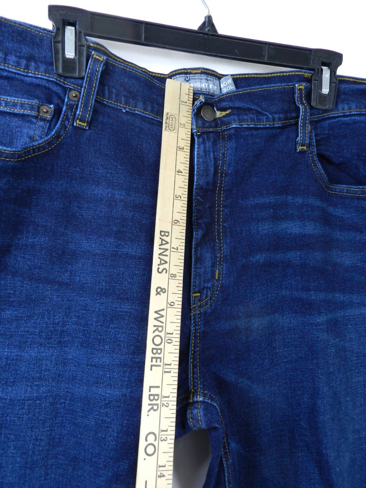 Member's Mark Straight Fit Denim Jeans Mens Size 40x3… Gem