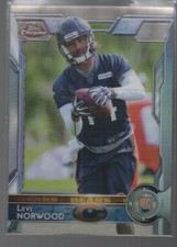 LEVI NORWOOD  2015 TOPPS CHROME REFRACTOR ROOKIE CARD #189 
