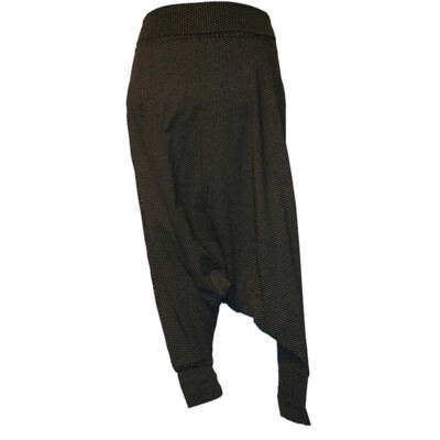 BORIS INDUSTRIES Hose Haremshose Jersey Gr 46 48 (3) schwarz Punkte