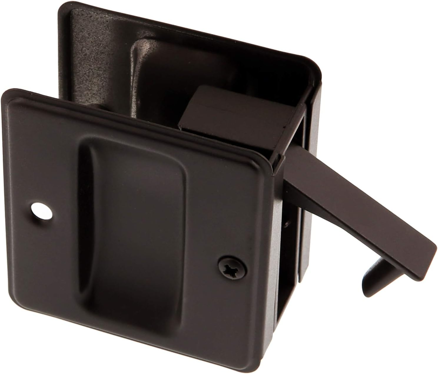 Premium Solid Brass Oil-Rubbed Bronze Passage Door Pull 25410-10B