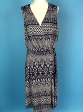 Tori Burch Sleeveless Knit Wrap Dress Size L