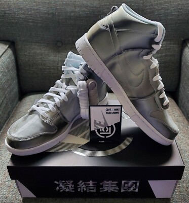 Nike Dunk High/C Flux Clot 2022 US Size 10 Brand New | eBay